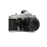 Canon AL-1 + FD 50 mm F1.8 + Rebobinador automático A
