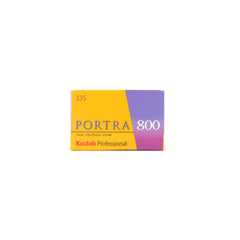 Kodak Portra 800 36exp (35mm) color film — front view, available at LX-FILM