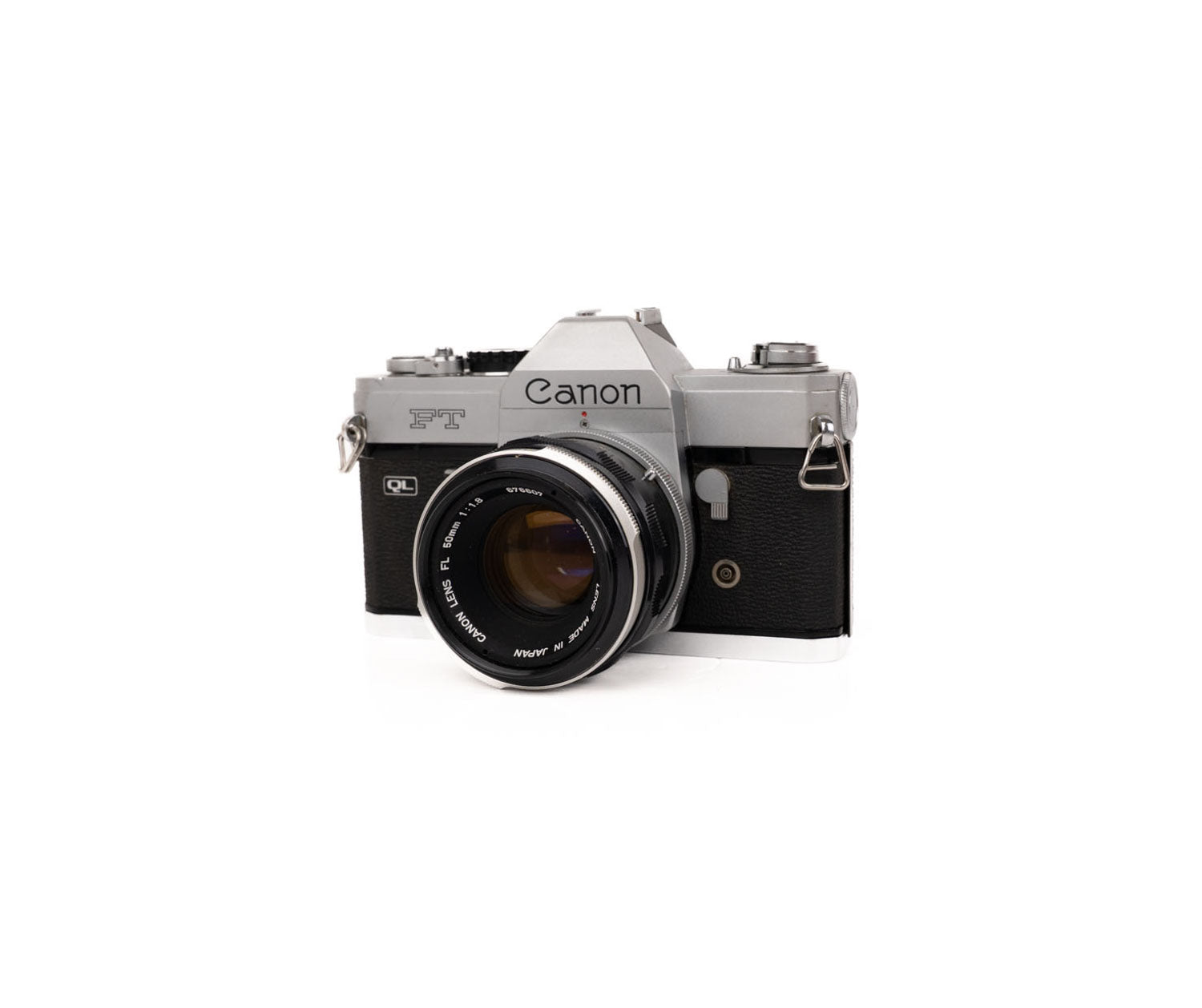 Canon FT QL 35mm フィルムカメラ FL 50mm f/1.8 Canon FT QL 35mm Film Camera With 50mm f/1.8 Lens - Black or