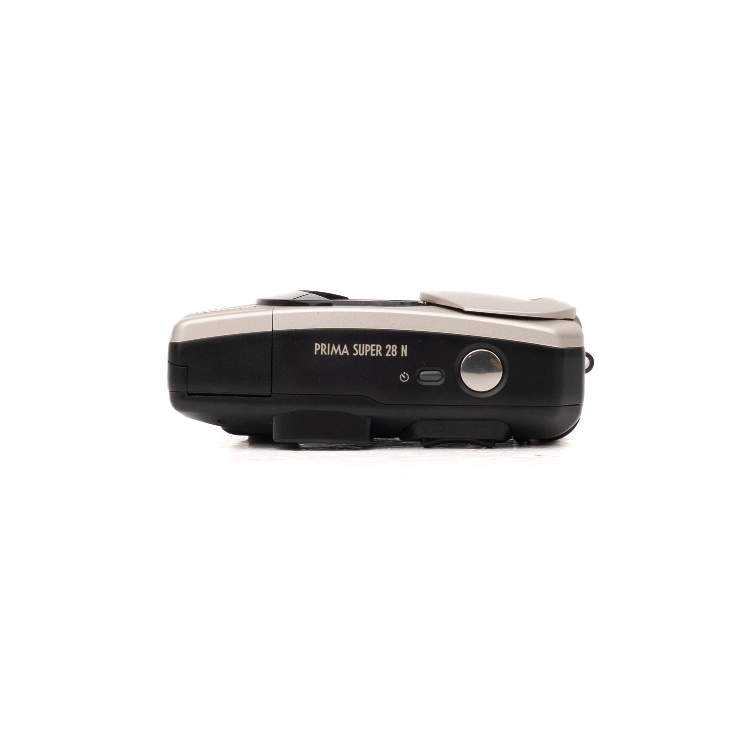 Canon Prima Super 28N point&shoot camera — top view, available at LX-FILM