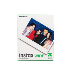 Fujifilm Instax Wide - Pack 20Uni color film — vista frontal, disponível na LX-FILM