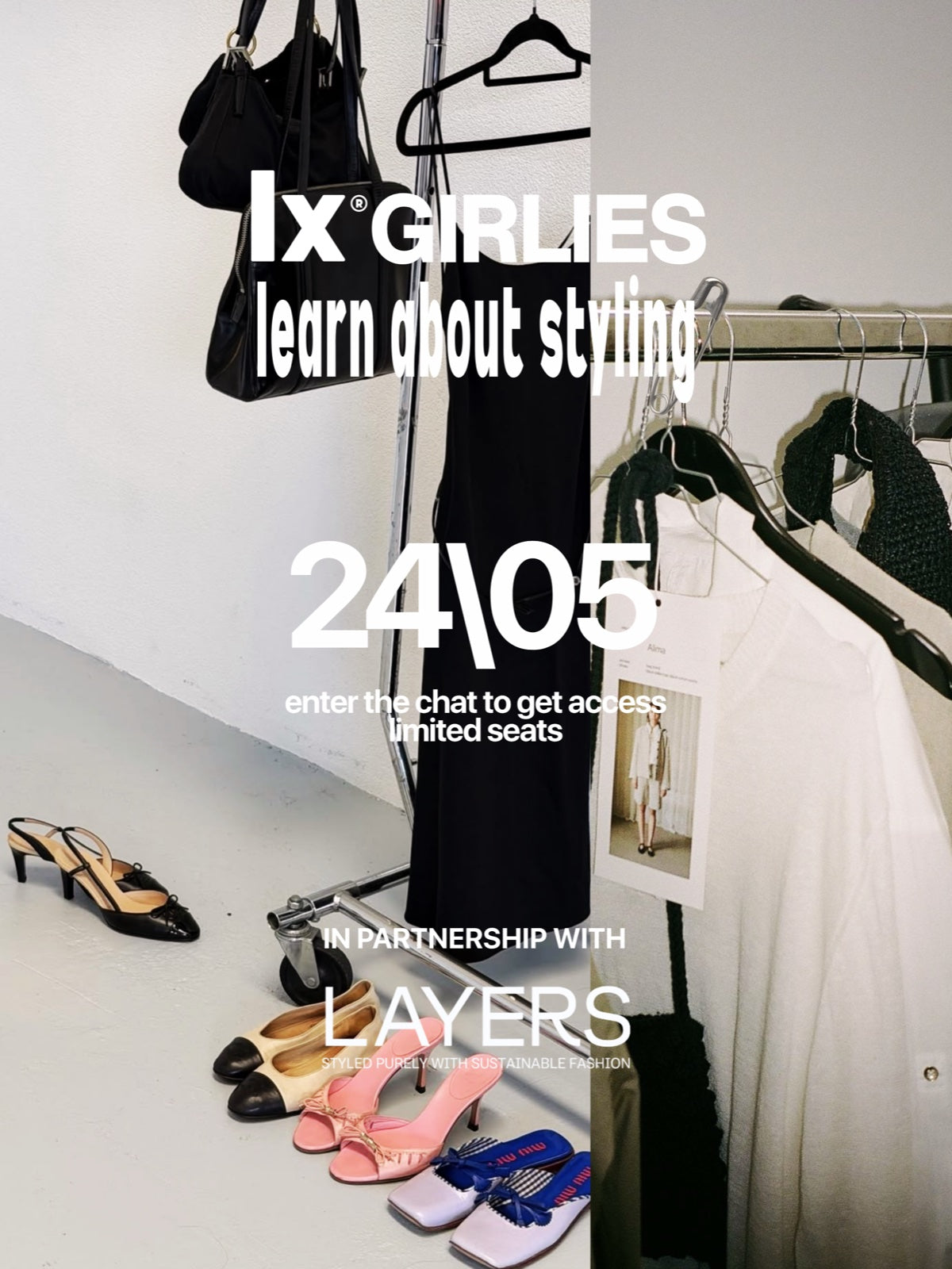 LXGIRLIES x LAYERS Workshop poster